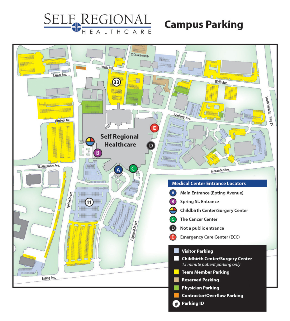 Maps & Directions - Self Regional Healthcare | Greenwood, SC